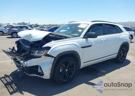 2023 Volkswagen Atlas Cross Sport 3.6L V6 Sel/3.6L V6 Sel R-Line Black z USA, uszkodzony, nr VIN 1V2SE2CA7PC214288